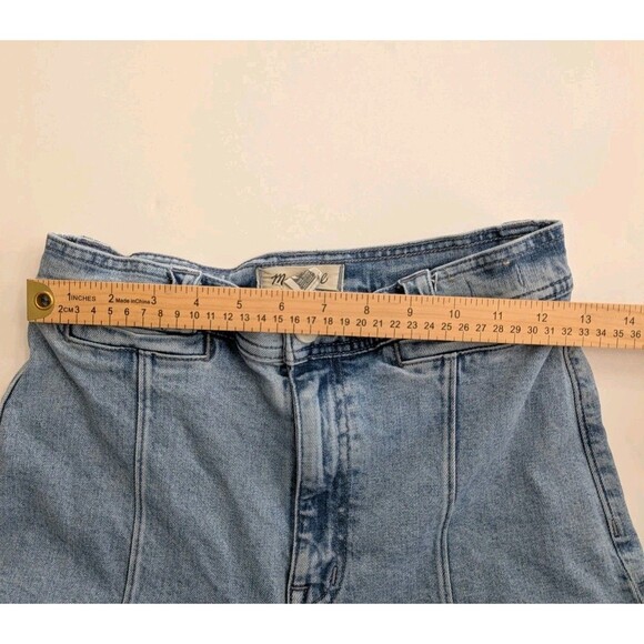 Madewell The Perfect Vintage Wide Leg Jean Size 27 Paradelle Wash Front Seam - Picture 11 of 12